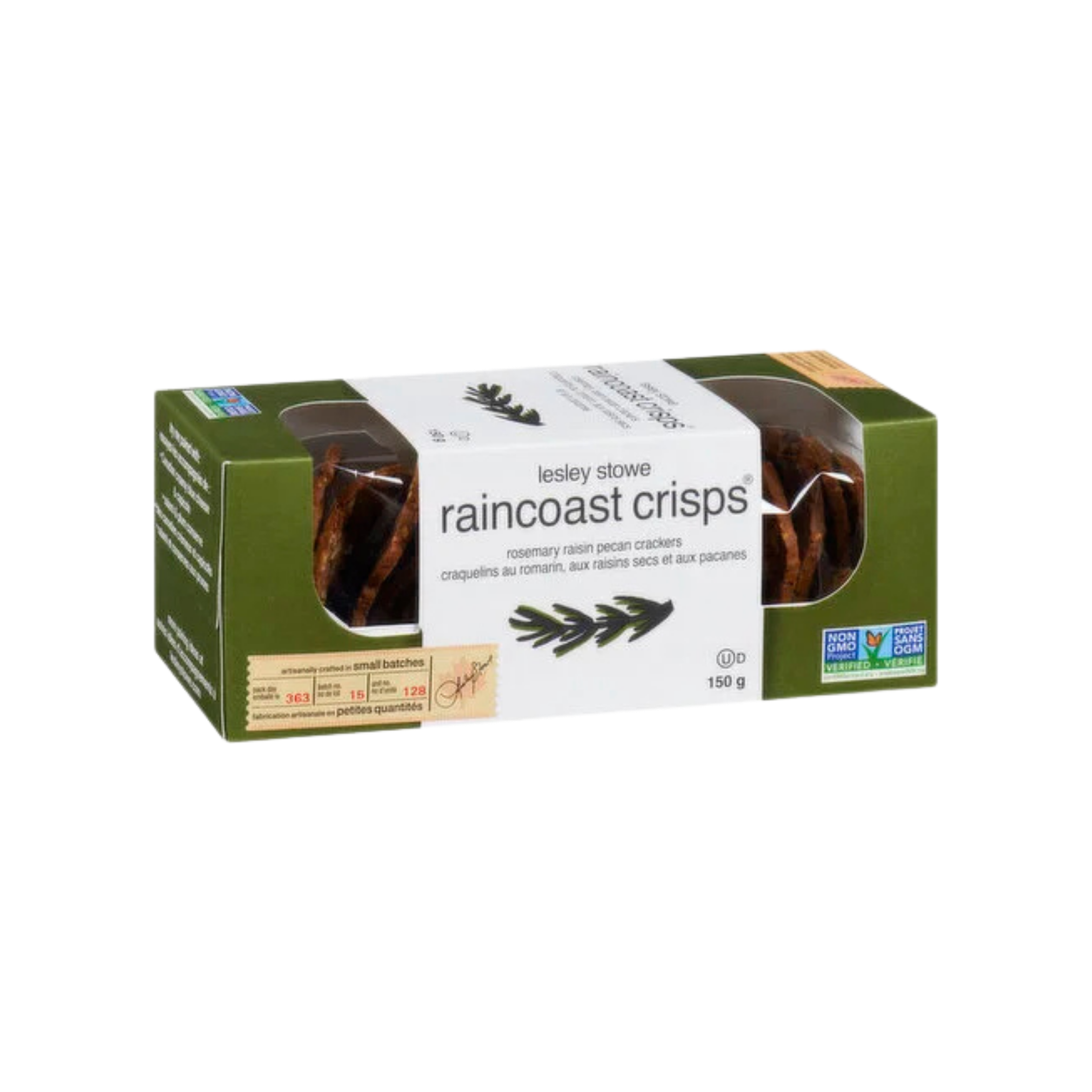 Lesley Stowe Raincoast Crisp Green 150G — Snack