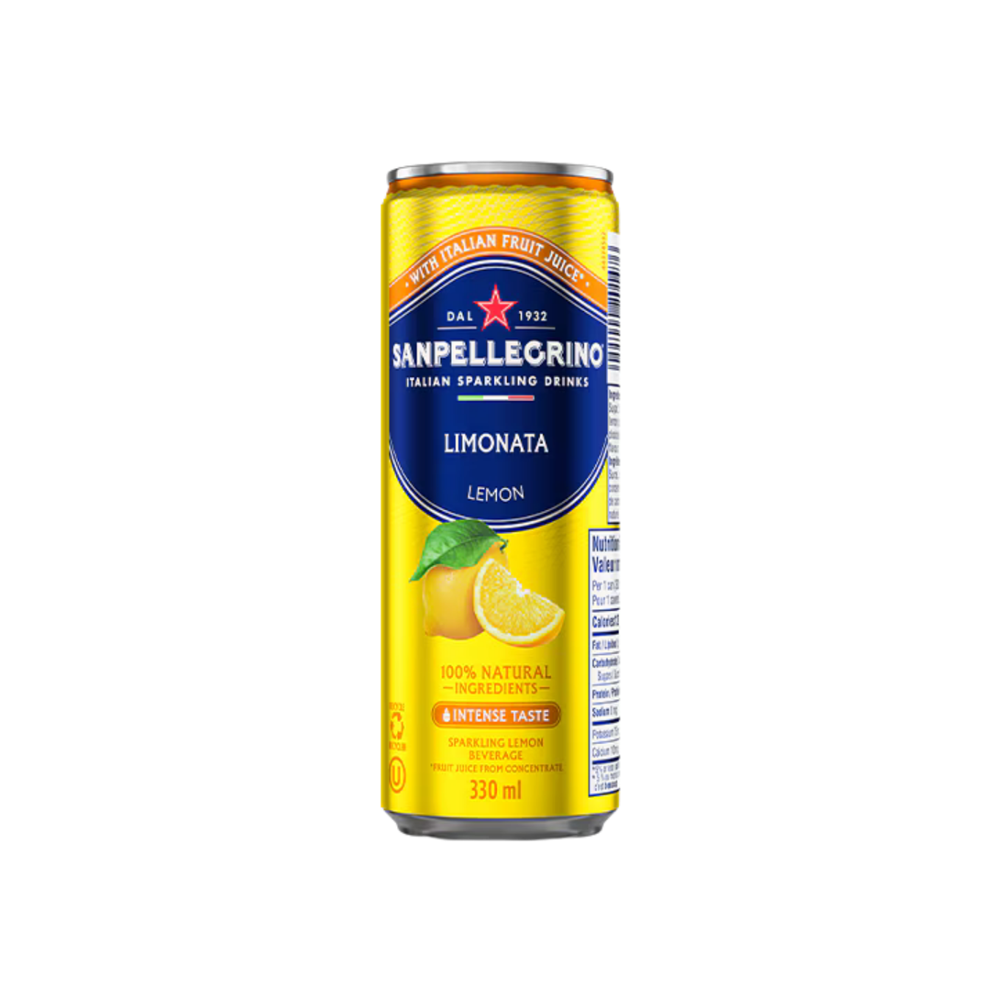 San Pellegrino Limonata 330ml Can — Soda