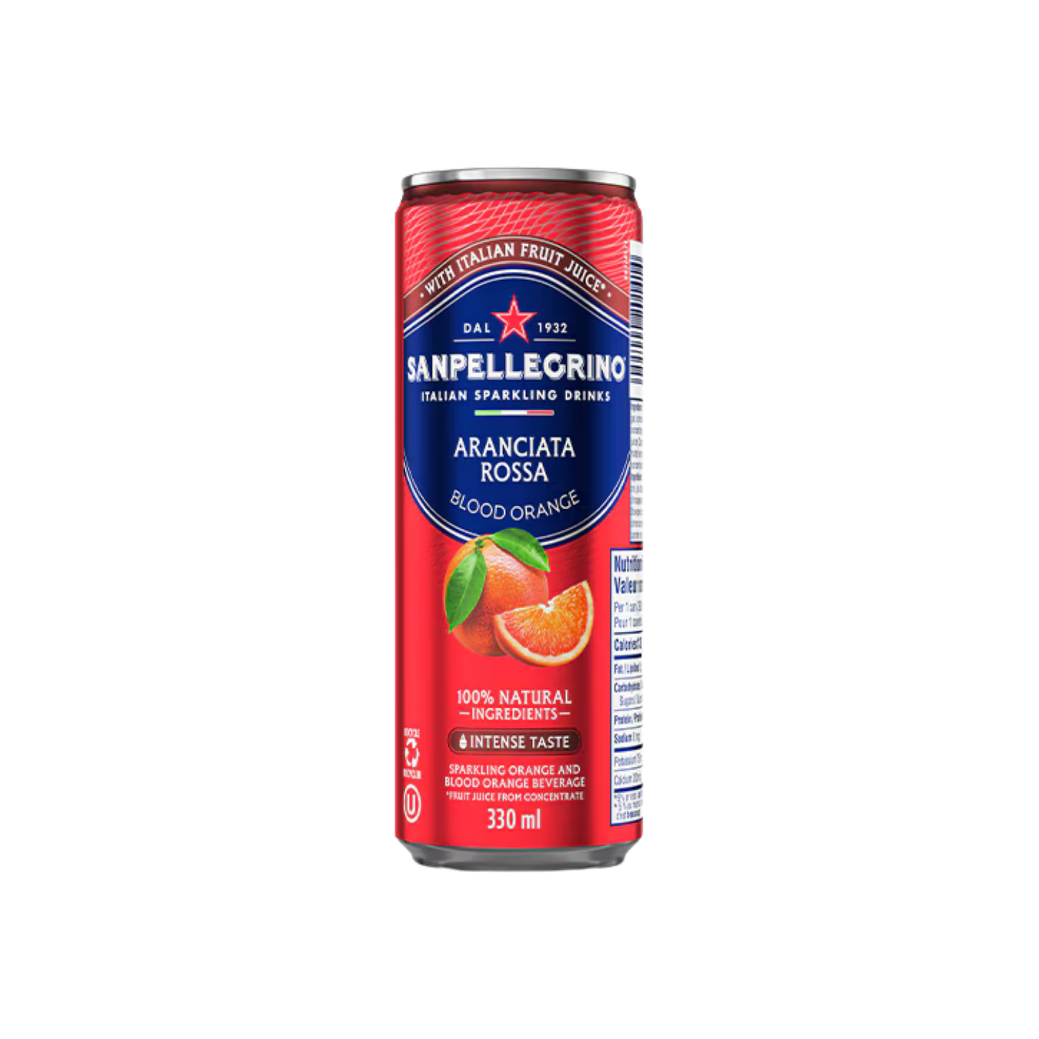 San Pellegrino Rossa 330ml Can — Soda