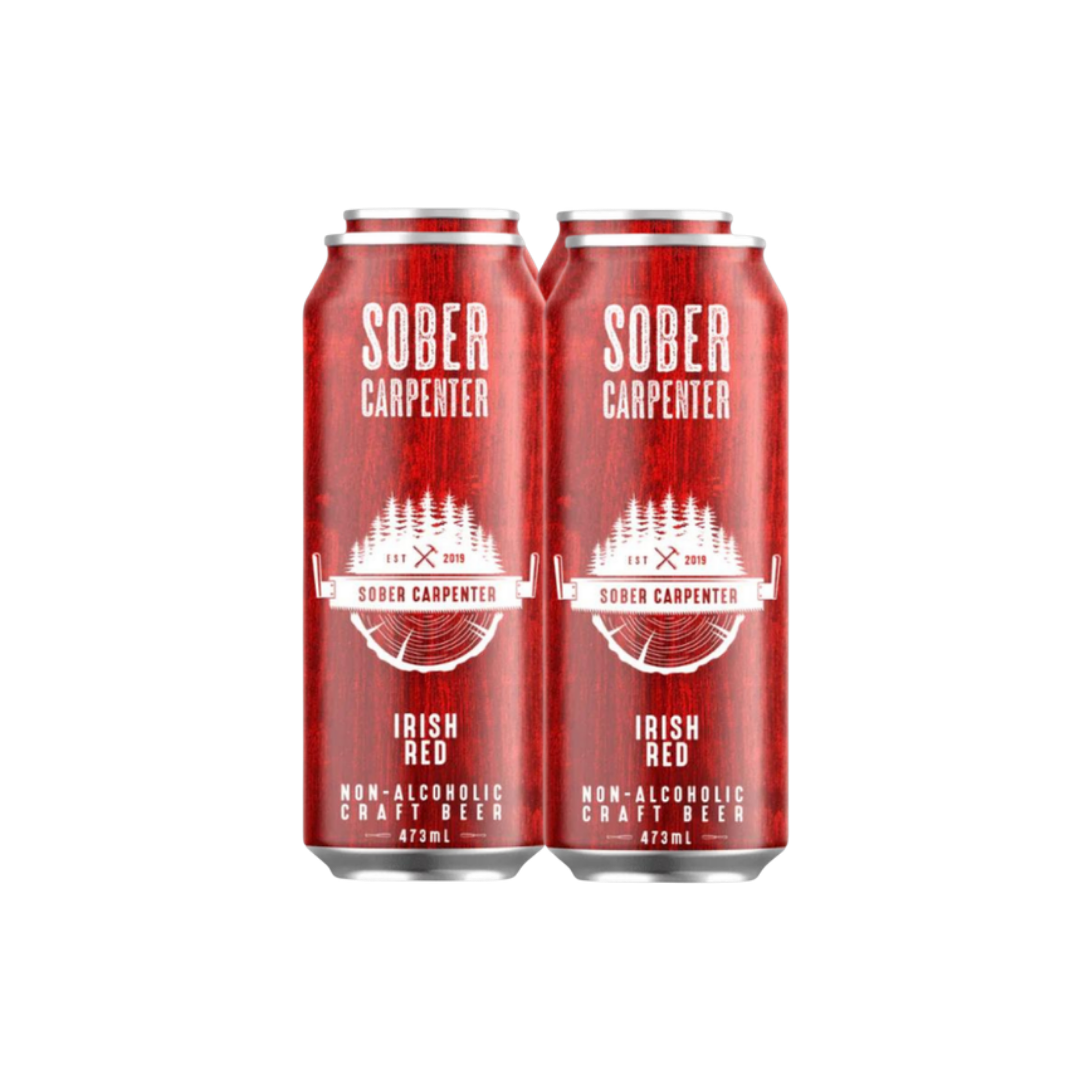Sober Carpenter Irish Red 473ml — NA Beer