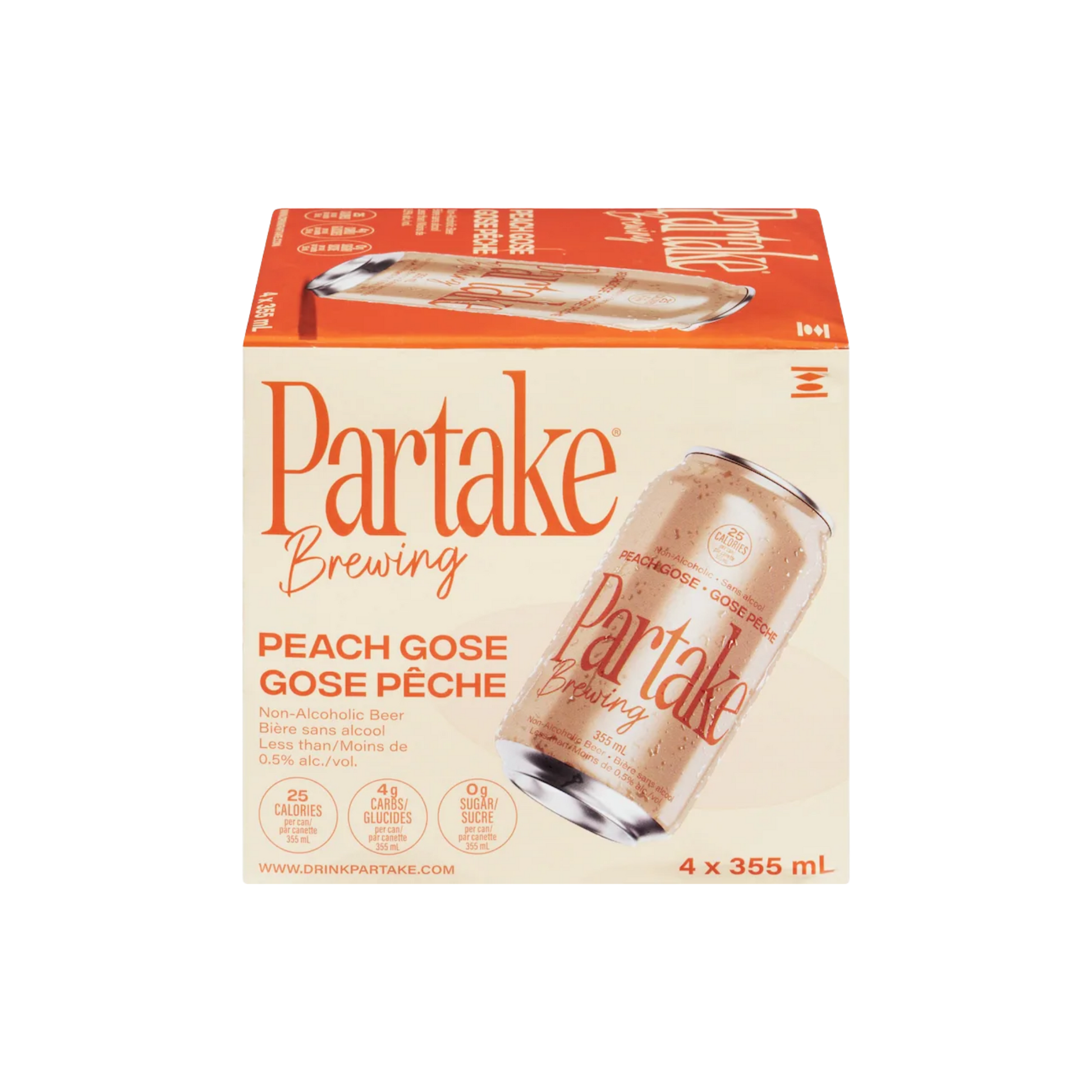 Partake Peach Non Alc — NA Beer