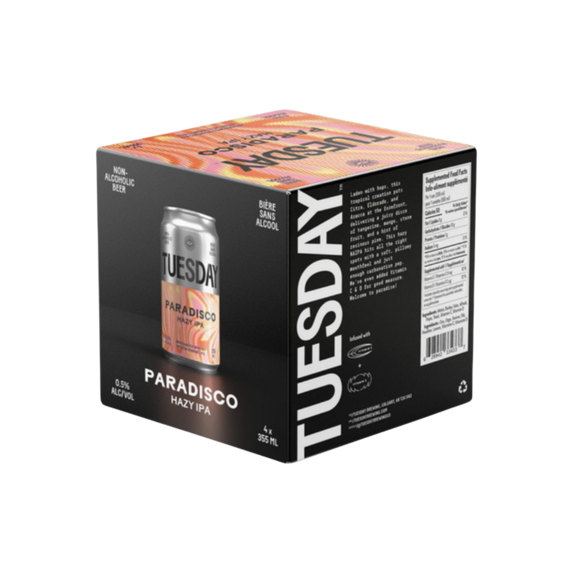 Tuesday Paradisco Hazy IPA Non Alc — NA Beer