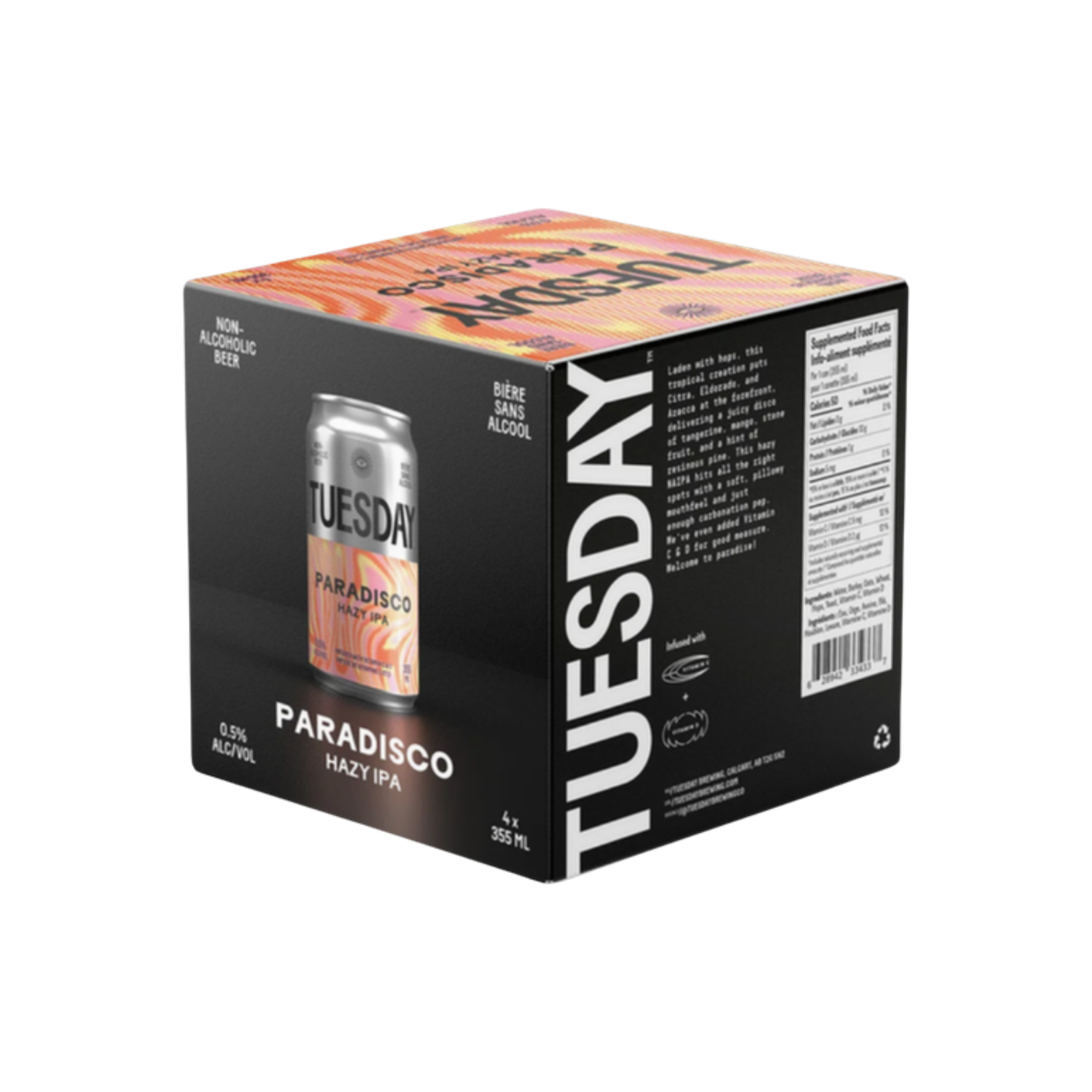 Tuesday Paradisco Hazy IPA Non Alc — NA Beer