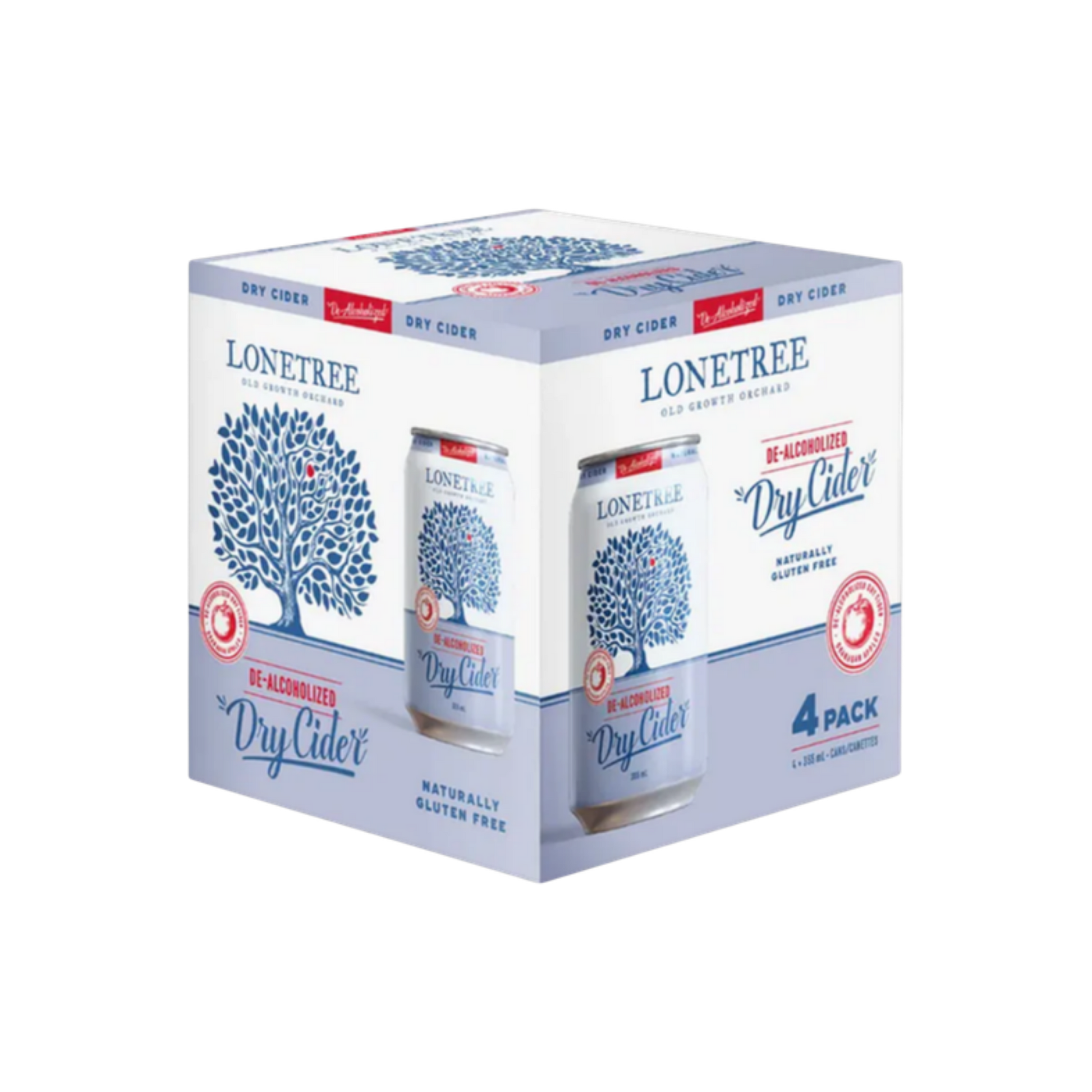 Lonetree Apple Pear Cider Non Alc 4pk — NA Cider