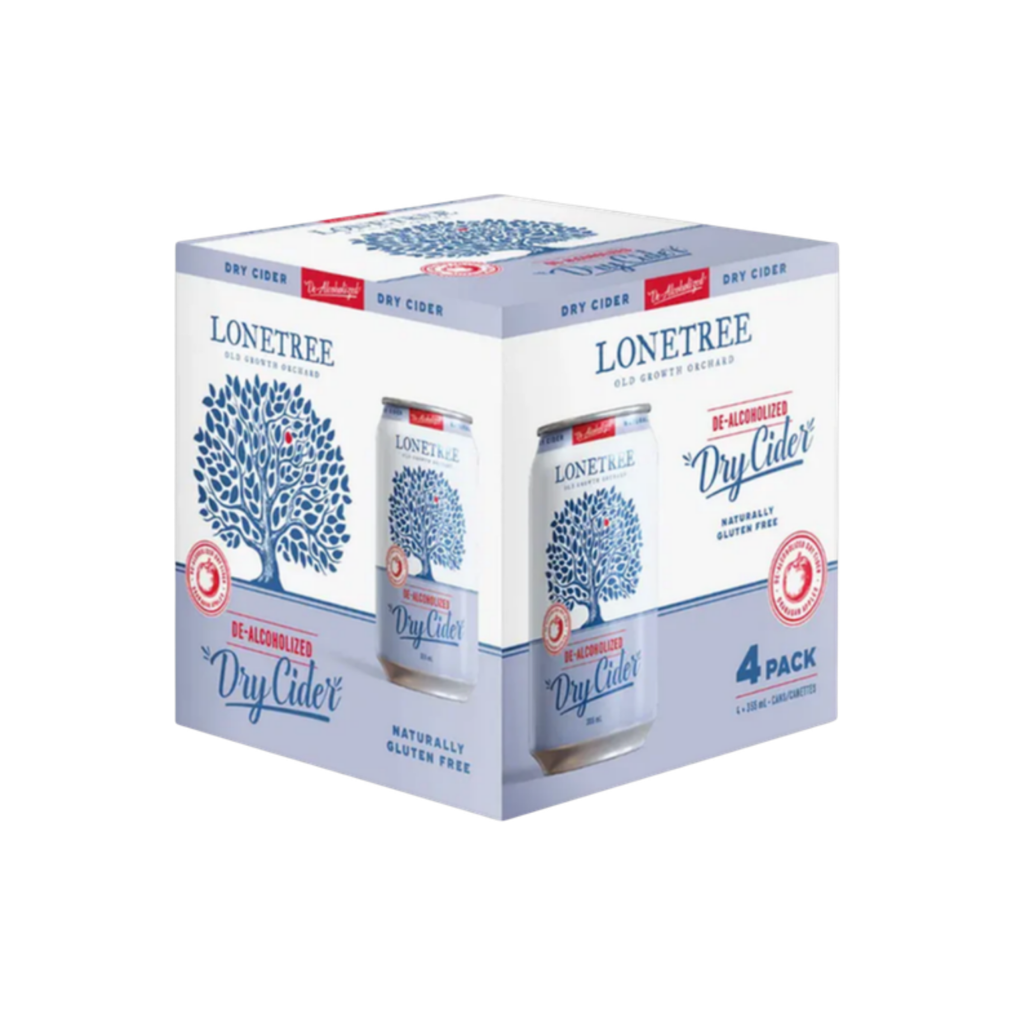 Lonetree Apple Pear Cider Non Alc 4pk — NA Cider