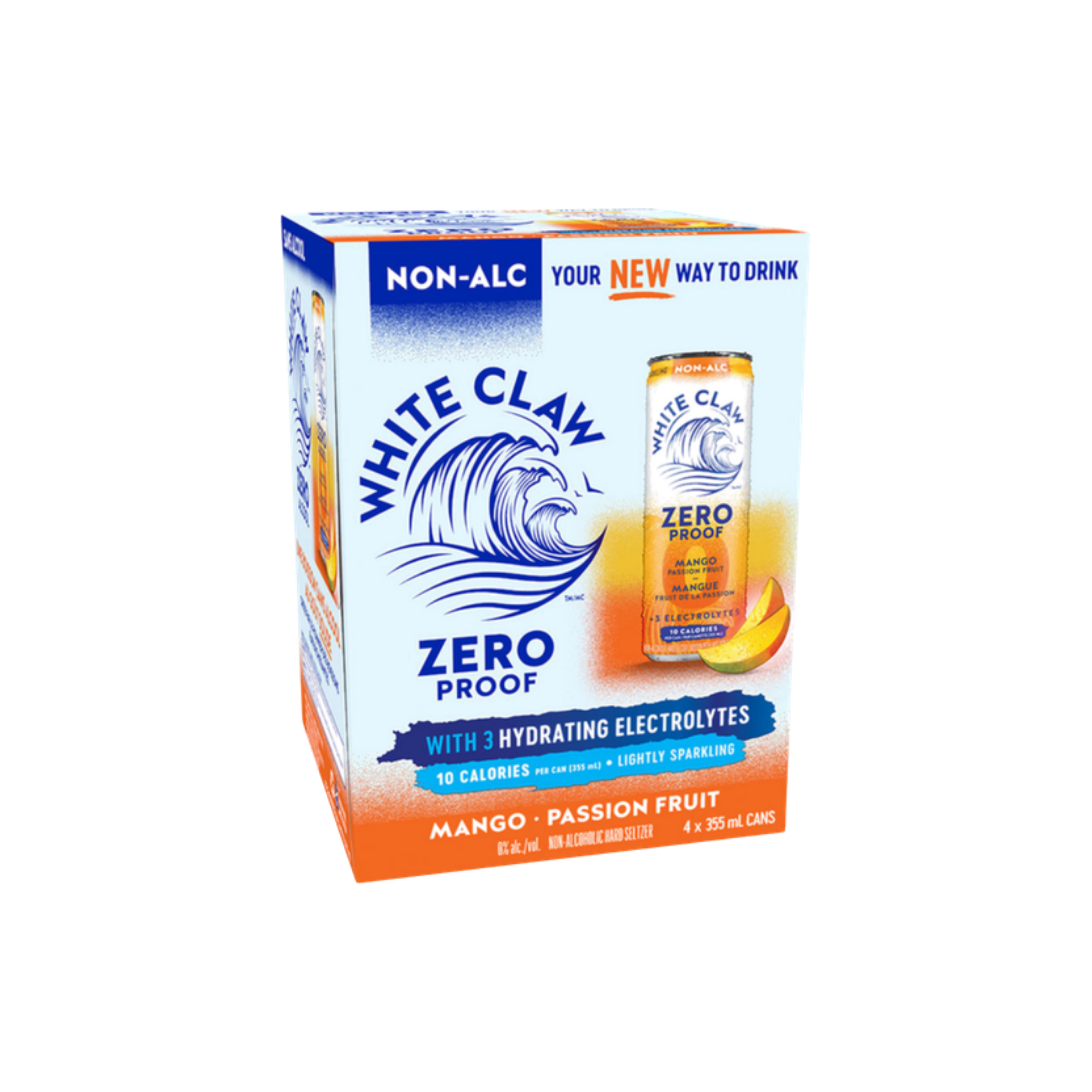 White Claw Zero Mango Passionfruit — NA Cooler